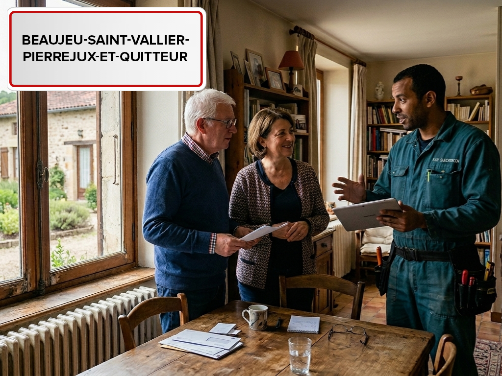 Installation de pompe à chaleur à Beaujeu-Saint-Vallier-Pierrejux-et-Quitteur (70100) en Haute-Saône